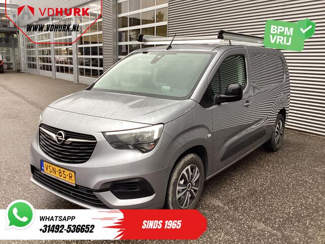 Opel COMBO Combo-e L2 50 kWh 135 pk 315km WLTP BPM VRIJ! Snellader/ Carplay/ Climate/ Imperiaal/ Cruise/ Head-up/ Stoel+Stuurverw./ Trekhaak