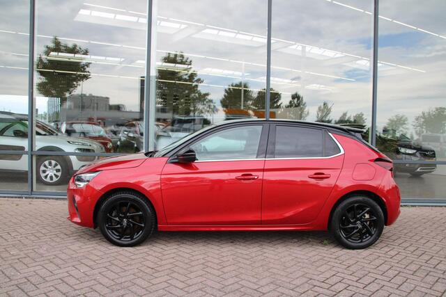 Opel CORSA 1.2 Turbo 100pk Elegance Airco Camera Carplay PDC V+A Zwart dak