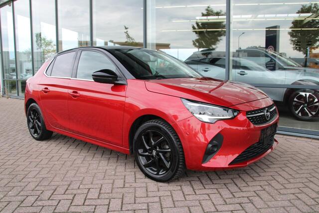 Opel CORSA 1.2 Turbo 100pk Elegance Airco Camera Carplay PDC V+A Zwart dak