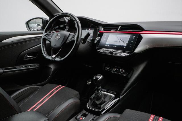 Opel CORSA 1.2 101pk GS Line Navigatie/ Blindspot/ Pdc v+a/ Carplay/ 17" Lmv/ Sportstoelen/ Climate control