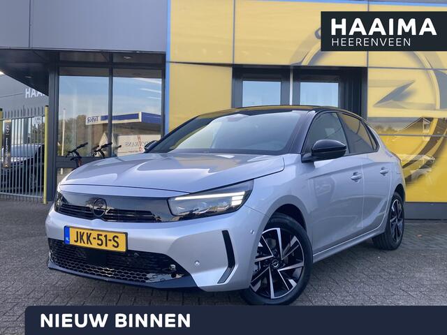 Opel CORSA 1.2 Turbo Hybrid GS 136 pk | NIEUW | Navigatie | Keyless Entry + Start | Climate Control | Camera | Parkeersensoren | Cruise Control | Zwart dak | Sportstoelen |