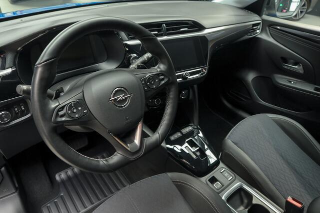 Opel CORSA 1.2 Aut. Leer Navi 7 inch PDC Camera ACC Stuurverwarming LM velgen Climate Carplay Stoelverwarming BTW auto