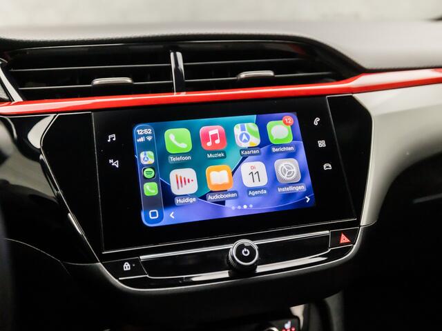 Opel CORSA 1.2 GS Line 101Pk (VIRTUAL COCKPIT, BLACK EDITION, APPLE CARPLAY, GROOT NAVI, STUUR/STOELVERWARMING, SPORTSTOELEN, LEDER, LM VELGEN, GETINT GLAS, NIEUWSTAAT)