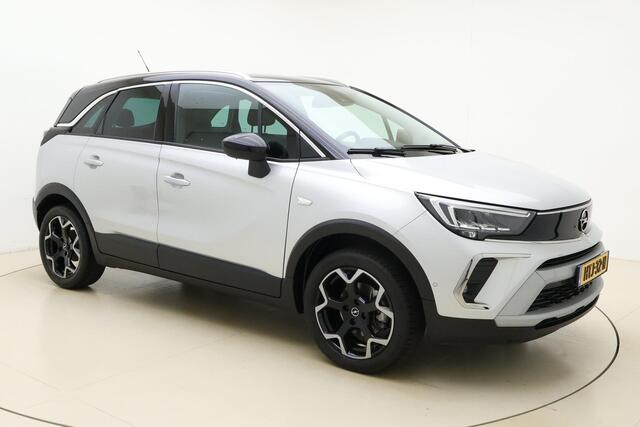 Opel Crossland 1.2 Turbo Ultimate | Alcantara bekleding | Led verlichting | Navigatie | Grijs met. met zwart dak | Keyless entry |
