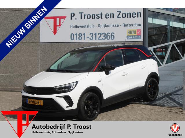 Opel Crossland 1.2 Turbo GS Line Navigatie/Cruise control/Climate control/Apple carplay/DAB+/Lane assist/Parkeersensoren/LED koplampen/Multifunctioneel stuurwiel/17'' Lichtmetalen velgen.