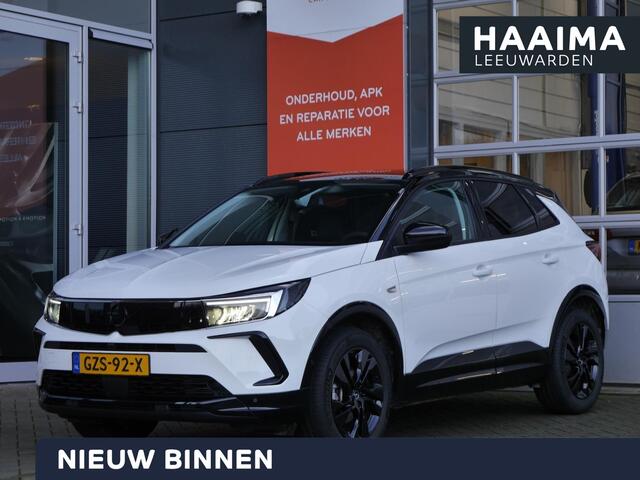 Opel Grandland 1.2 Turbo GS Black Pack | Automaat | Stoel en stuurverwarming | Navigatie | Achteruitrijcamera | Comfort stoelen | Adaptive cruise control | Parkeersensoren voor en achter | Led verlichting | Climate control