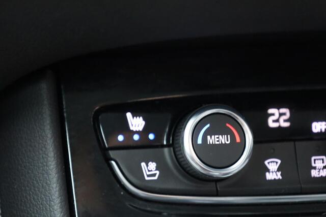 Opel Grandland X 1.2 Turbo LEER+MEMORY STOELKOELING/VERWARMING CAMERA DAB CARPLAY STUURVERWARMING NAVI 2xPDC DUO-TONE 18"LMV