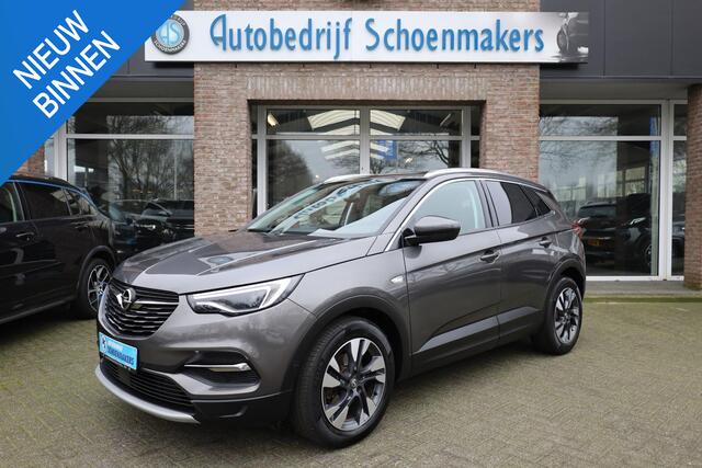 Opel Grandland X 1.2 Turbo Innovation LEER+MEMORY CAMERA STOELVENTILATIE 4xSTOELVERW. RUIT+STUURVERW. NAVI CARPLAY DODEHOEK ELEK.LAADKLEP 18"LMV ENZ.