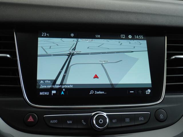 Opel Grandland X T131PK Apple Carplay Android Auto AGR-Comfortstoel Camera Navi Ecc Cruise Control Pdc DAB+ Regen-Lichtsensor Lane Assist Led Verkeersbord detectie Bluetooth Privacy Glas Lmv 17" Elegance 1e Eigenaar Origineel Nederlandse auto Euro 6