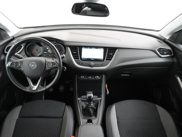 Opel Grandland X T 131pk 360Camera Navi 1/2Leer Apple/Android Usb Bluetooth CruiseControl Pdc Dab Ecc Tel. Isofix Mistlampen Blindspot Lane-dep. Bordherk. Licht-/Zichtpakket Elek.Inkl.spiegels Elek.Ramen Led 17''LM 1.2 Turbo Business Elegance NL-auto! B- klasse EURO 6 Ori