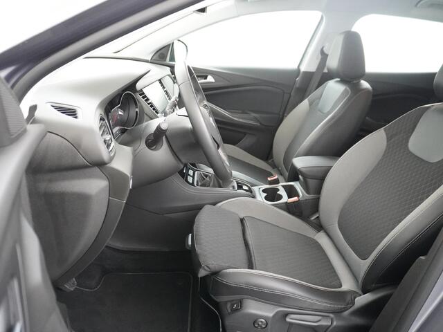 Opel Grandland X T 131pk 360Camera Navi 1/2Leer Apple/AndroidPdc Dab Ecc Tel. Isofix Mistlampen Blindspot Lane-dep. Bordherk. Usb Bluetooth CruiseControl Licht-/Zichtpakket Elek.Inkl.spiegels Elek.Ramen Led 17''LM 1.2 Turbo Business Elegance NL-auto! B- klasse EURO 6 Orig