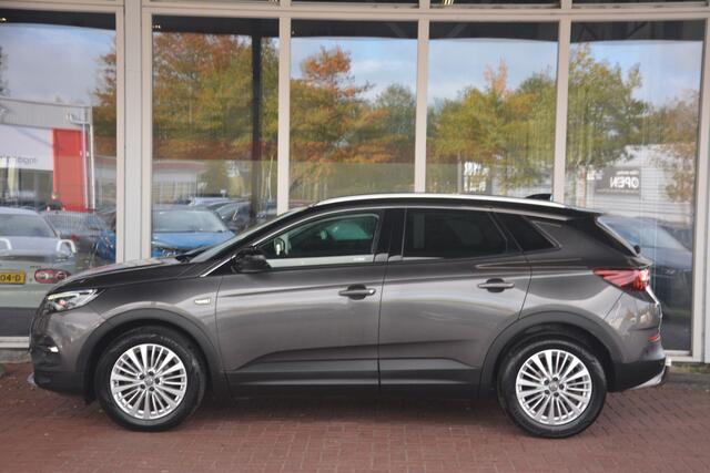 Opel Grandland X 1.2 Turbo Innovation Nederlandse auto 109767 NAP dealeronderhouden laatste beurt bij 96000km riem vv bij 63000km met oa stoelverwarming stoelkoeling sportstoelen leren bekleding ecc camera lmv pdc voice command e