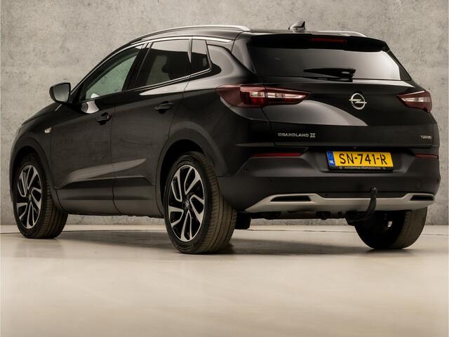 Opel Grandland X 1.2 Turbo Ultimate Sport Automaat (APPLE CARPLAY, GROOT NAVI, LEDER, STUUR/STOELVERWARMING, SPORTSTOELEN, 360 CAMERA, GETINT GLAS, LED KOPLAMPEN, TREKHAAK, NIEUWSTAAT)