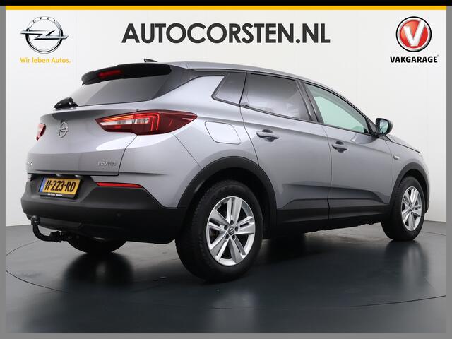 Opel Grandland X T131PK Trekhaak Navi Ecc Apple Carplay Android Auto Cruise Control Pdc Edition Lmv Licht-Regensensor Verkeersbordlezer PrivacyGlas IntelliLink Bluetooth Origineel Nederlandse Auto 1.400KG Trekgewicht! ¤ 35.000 nieuw! Bij ons volledig Onderhouden