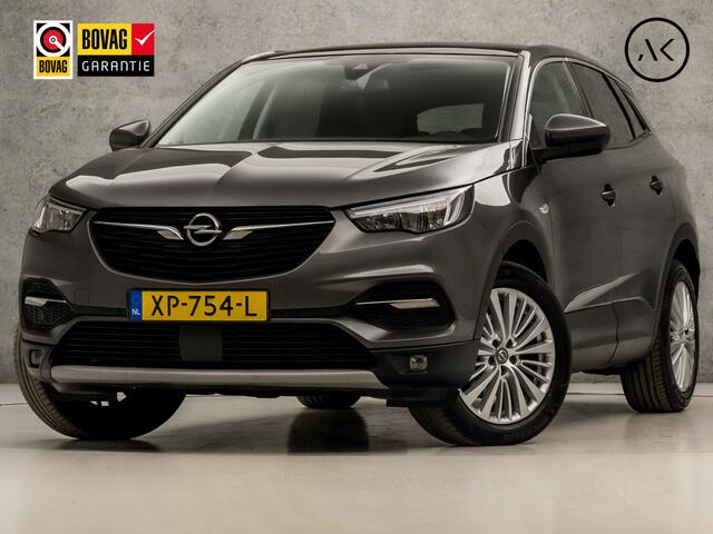 Opel Grandland X 1.2 Turbo Innovation Automaat (PANORAMADAK, APPLE CARPLAY, GROOT NAVI, CAMERA, LEDER, GETINT GLAS, SPORTSTOELEN, ELEK ACHTERKLEP, TREKHAAK, KEYLESS, NIEUWSTAAT)