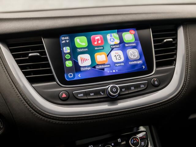 Opel Grandland X 1.2 Turbo Ultimate Sport (PANORAMADAK, APPLE CARPLAY, MEMORY SEATS, LEDER, STOELVERWARMING/KOELING, 360 CAMERA, KEYLESS, TREKHAAK, ELEK ACHTERKLEP, STUURWIEL VERWARMD, NIEUWSTAAT)