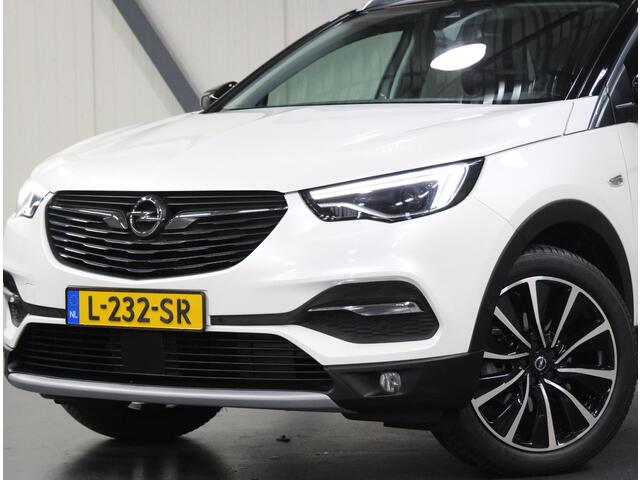 Opel Grandland X 1.6 180PK Turbo Ultimate | 1ste eigenaar | AUTOMAAT | AppleCarPlay/AndroidAuto | Verwarmde/Verkoelende AGR-stoelen | LEER | Navigatie | Cruise Control | Keyless Start/Entry | FULL LED | 360'Camera | Trekhaak | Two-tone | Isofix | Privacy Glass | 1600KG TR