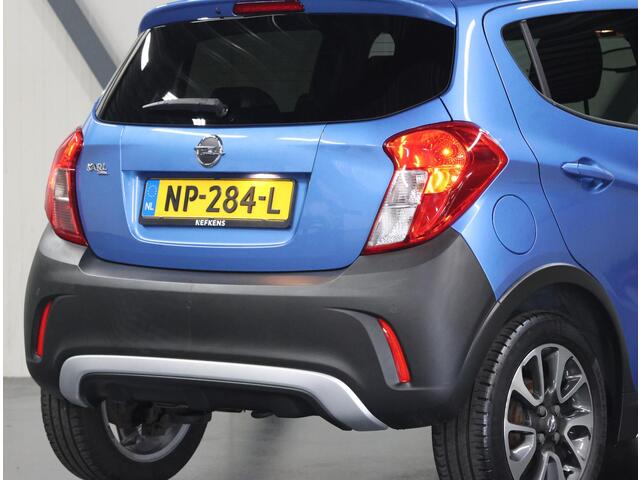 Opel KARL 1.0 75PK Rocks Online Edition | Airco | AppleCarPlay/AndroidAuto | Parkeersensoren Achter | LMV | Cruise Control | Isofix | Privacy Glass | Buitenspiegels Elektrisch Verstelbaar | Centrale Deurvergrendeling met Afstandsbediening |