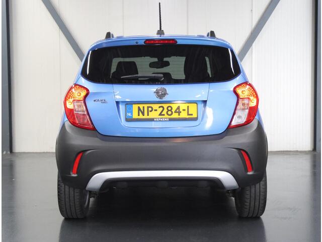 Opel KARL 1.0 75PK Rocks Online Edition | Airco | AppleCarPlay/AndroidAuto | Parkeersensoren Achter | LMV | Cruise Control | Isofix | Privacy Glass | Buitenspiegels Elektrisch Verstelbaar | Centrale Deurvergrendeling met Afstandsbediening |