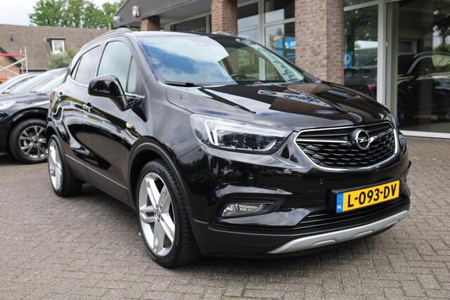 Opel MOKKA X 1.4 Turbo Black Edition LEER TREKHAAK-AFN STOEL/STUURVERW. CARPLAY CAMERA PANO CRUISE CLIMA NAVI VOICE ELEC-VERST-STOELEN 2XPDC 19''LMV