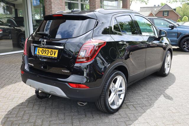 Opel MOKKA X 1.4 Turbo Black Edition LEER TREKHAAK-AFN STOEL/STUURVERW. CARPLAY CAMERA PANO CRUISE CLIMA NAVI VOICE ELEC-VERST-STOELEN 2XPDC 19''LMV