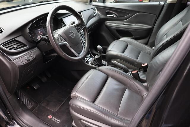 Opel MOKKA X 1.4 Turbo Black Edition LEER TREKHAAK-AFN STOEL/STUURVERW. CARPLAY CAMERA PANO CRUISE CLIMA NAVI VOICE ELEC-VERST-STOELEN 2XPDC 19''LMV