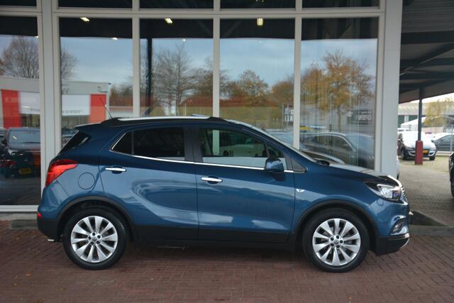 Opel MOKKA X 1.4 Turbo Innovation Nederlandse auto 50149 NAP laatste beurt bij 49000km zeer compleet met oa leren bekleding led lampen stoelverwarming stoelverwarming navigatie pdc camera lmv schuif kantel dak