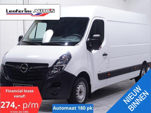 Opel MOVANO 2.3 CDTi 180 pk L3H2 Automaat Navi, Camera Laadruimte Pakket, 270 Graden Deuren, PDC achter, 3-Zits