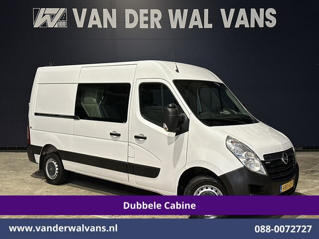 Opel MOVANO 2.3 CDTI 146pk L2H2 Dubbele Cabine Euro6 Airco | Camera | Navigatie | Cruisecontrol Chauffeursstoel, 2500kg Trekhaak, Parkeersensoren, 5-Zits