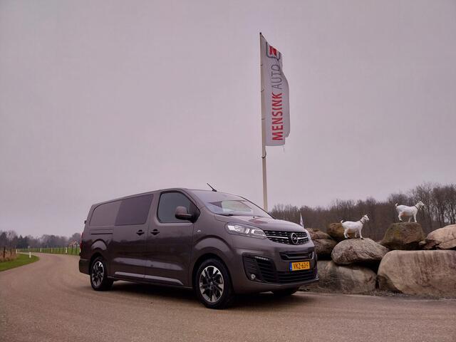 Opel VIVARO Vivaro-e 50kWh L3H1 Innovation DUBBEL CABINE APPLE CARPLAY CAMERA HALF LEER LED NAVI CRUISE TREKHAAK
