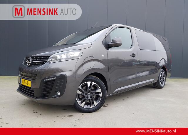 Opel VIVARO 50kWh L3H1 Innovation DUBBEL CABINE APPLE CARPLAY CAMERA HALF LEER LED NAVI CRUISE TREKHAAK