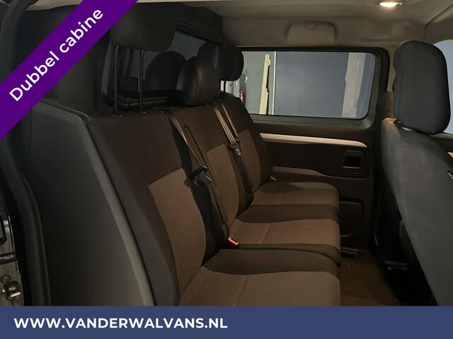 Opel VIVARO 2.0 CDTI 150pk L3H1 Dubbele Cabine Euro6 Airco | Camera | Navigatie | 5-zits | 2500kg Trekhaak Apple Carplay, Android Auto, Cruisecontrol, LM Velgen, Parkeersensoren