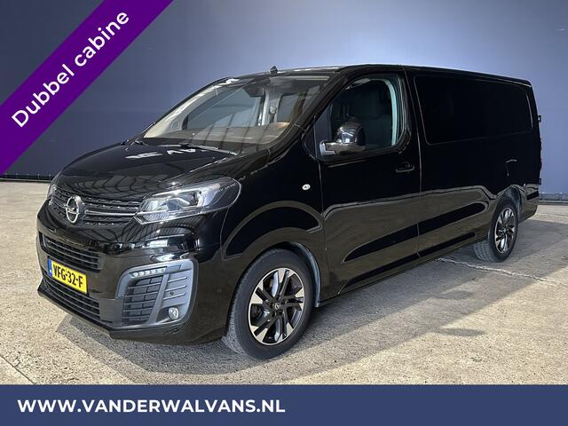 Opel VIVARO 2.0 CDTI 150pk L3H1 Dubbele Cabine Euro6 Airco | Camera | Navigatie | 5-zits | 2500kg Trekhaak Apple Carplay, Android Auto, Cruisecontrol, LM Velgen, Parkeersensoren