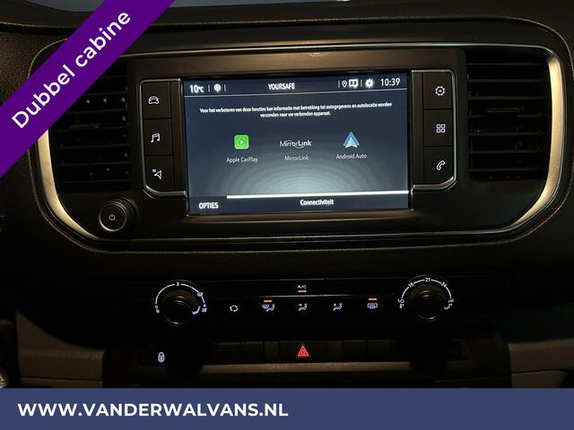 Opel VIVARO 2.0 CDTI 150pk L3H1 Dubbele Cabine Euro6 Airco | Camera | Navigatie | 5-zits | 2500kg Trekhaak Apple Carplay, Android Auto, Cruisecontrol, LM Velgen, Parkeersensoren