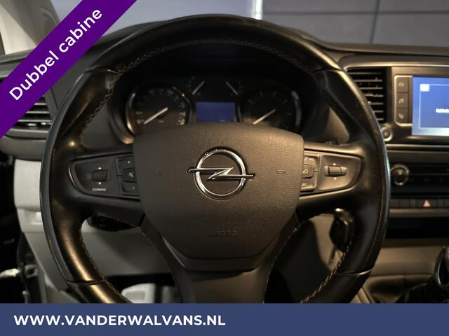 Opel VIVARO 2.0 CDTI 150pk L3H1 Dubbele Cabine Euro6 Airco | Camera | Navigatie | 5-zits | 2500kg Trekhaak Apple Carplay, Android Auto, Cruisecontrol, LM Velgen, Parkeersensoren