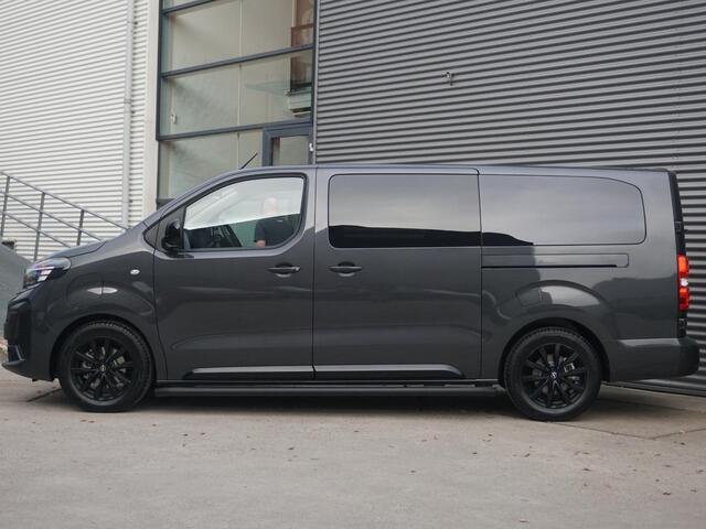 Opel VIVARO Electric 75 kWh Dubbele Cabine | 2x schuifdeur | Surround View NAV Pakket | Winterpakket | Exterieur pakket | Comfort Pakket | Betimmering | LM velgen | RVS sidebars | Full Eco LED verlichting | rijklaarprijs