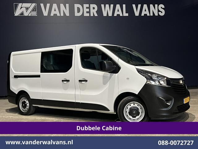 Opel VIVARO 1.6 CDTI 126pk L2H1 Dubbele cabine Euro6 Airco | 5-Zits | Camera | Navigatie | Omvormer | Trekhaak Cruisecontrol, Parkeersensoren