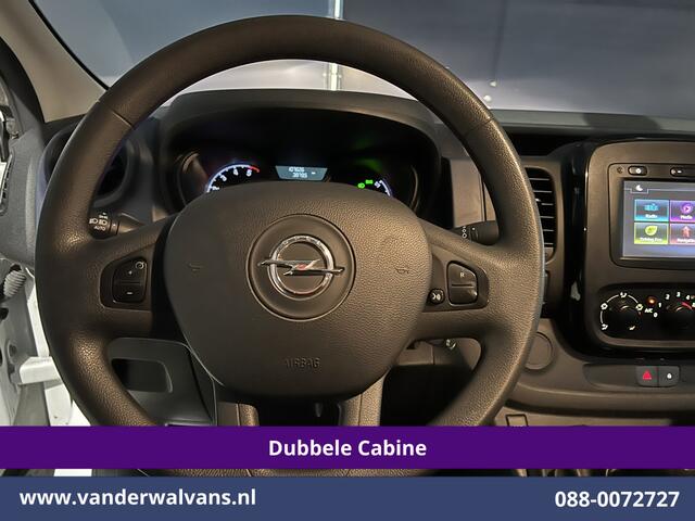Opel VIVARO 1.6 CDTI 126pk L2H1 Dubbele cabine Euro6 Airco | 5-Zits | Camera | Navigatie | Omvormer | Trekhaak Cruisecontrol, Parkeersensoren