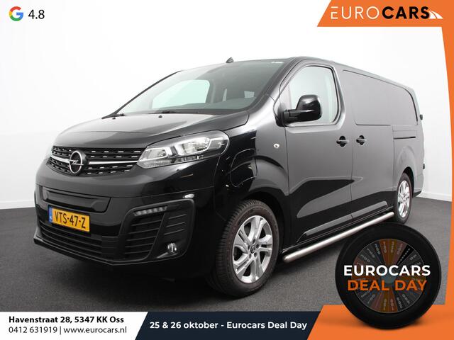 Opel VIVARO Vivaro-e L3 75 kWh Automaat 6-Persoons Dubbele Cabine Lang | Navigatie | Airco | 2 x Schuifdeur | Lichtmetalen velgen| Cruise Control | Side Bars | Bumpers in kleur
