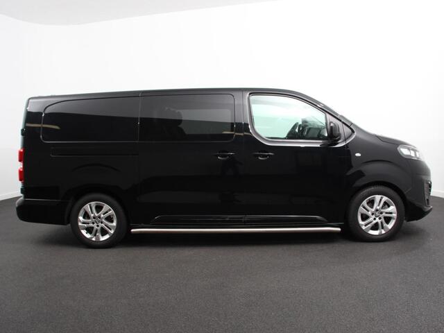Opel VIVARO Vivaro-e L3 75 kWh Automaat 6-Persoons Dubbele Cabine Lang | Navigatie | Airco | 2 x Schuifdeur | Lichtmetalen velgen| Cruise Control | Side Bars | Bumpers in kleur