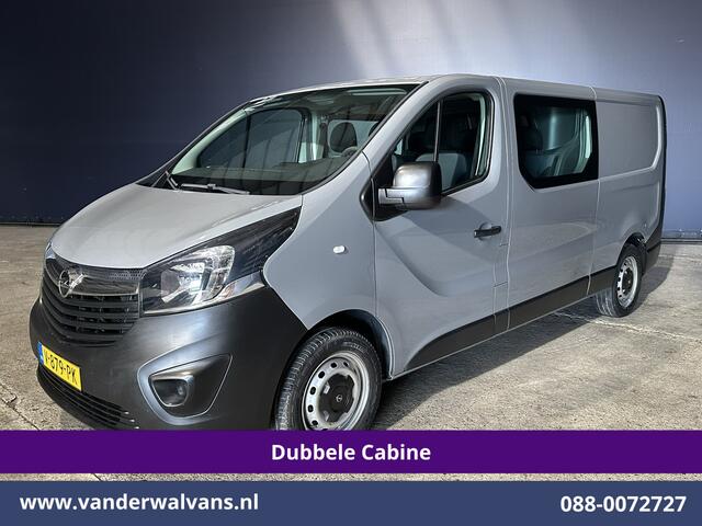 Opel VIVARO 1.6 CDTI 122pk L2H1 Dubbele cabine Euro6 Airco | 6-Zits | LED | Navigatie | Cruisecontrol Parkeersensoren