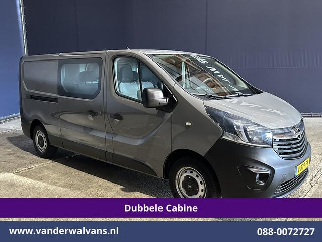 Opel VIVARO 1.6 CDTI 122pk L2H1 Dubbele cabine Euro6 Airco | 6-Zits | LED | Navigatie | Cruisecontrol Parkeersensoren