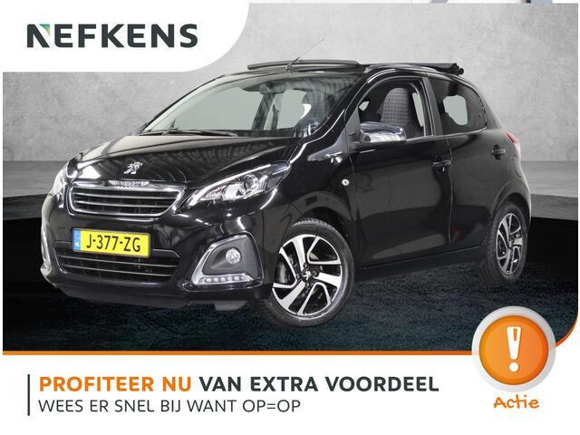 Peugeot 108 1.0 e-VTi Allure TOP! | Vouwdak/Cabrio | AppleCarplay/AndroidAuto | Climate Control | Camera | Bluetooth | LED | Start/Stop Systeem | Buitenspiegels elektrisch verstel -en verwarmbaar | 15"LMV | Isofix |