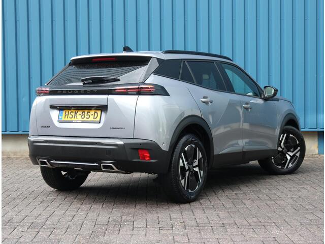 Peugeot 2008 1.2 Hybrid 136PK Allure | AUTOMAAT | AppleCarPlay/AndroidAuto | Climate Control | Adaptive Cruise Control | 360'Camera | FULL LED | Navigatie | LMV | Parkeersensoren | Privacy Glass | Isofix |