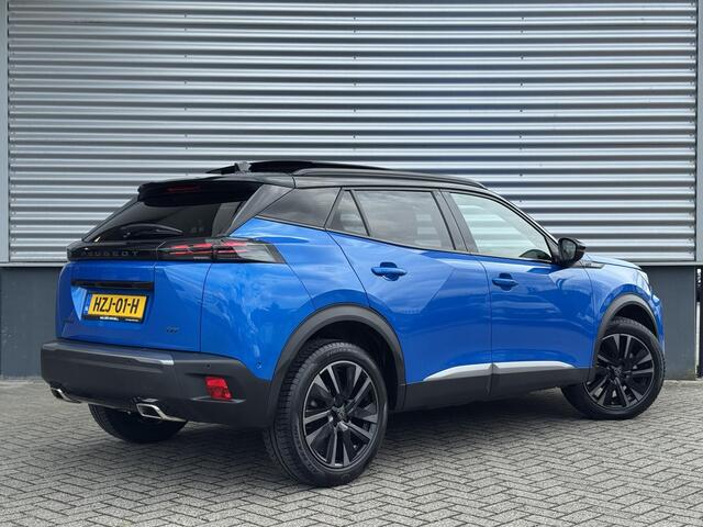 Peugeot 2008 GT Pack 1.2 Turbo 130pk EAT8 | SCHUIF/KANTELDAK | ALCANTARA INTERIEUR | NAVI | 360° CAMERA | DRAADLOZE LADER | DODEHOEKBEW. | VERW. VOORSTOELEN