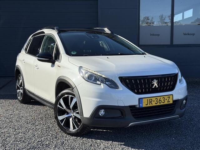 Peugeot 2008 1.2 PureTech GT-line 2e Eigenaar,Pano,Halfleder,Trekhaak,131pk,Pdc,Lm velgen,6 Bak,Clima,Cruise,Apk tot 02-2026