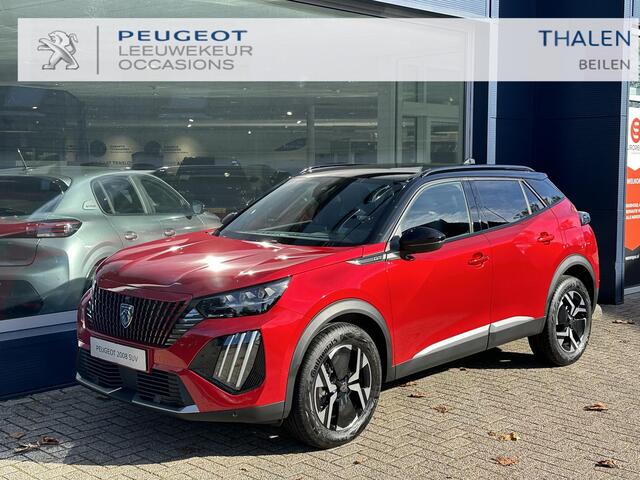 Peugeot 2008 1.2 Hybrid 145 GT Automaat | Full-map Navigatie | 18 Inch Evissa | Keyless Entry | Full LED Verlichting | Zwart Dak | Cruise Control | Climate Control | Hoge Zitpositie | Apple Carplay |