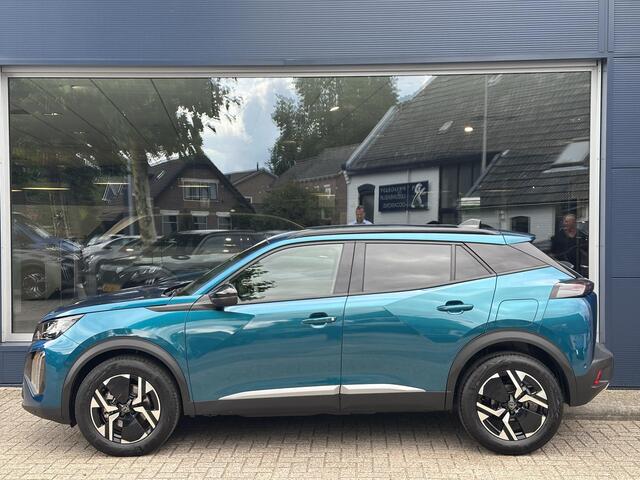 Peugeot 2008 1.2 Hybrid 145 PK Allure ¤ 6.000,- DEMO VOORDEEL| Automaat | Navigatie | Keyless entry | Stoelverwarming | Adaptieve Cruise Control | 360 Graden Camera | Parkeersensoren V+A | Hoge Zitpositie | Hybride Elektrisch rijden met Automaat | Climate Control | St