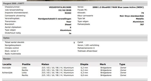 Peugeot 2008 1.5 HDi Blue Lease Active / Trekhaak / Airco-ecc./ Pdc.+Camera / Navigatie / Radio multimedia /