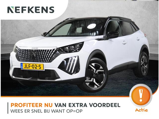 Peugeot 2008 1.2 130PK GT | 1ste eigenaar | AppleCarplay/Android Auto | Alcantara/LEER | 17"LMV | 360'Camera | AUTOMAAT | Keyless | Adaptive Cruise Control | Climate Control | Camera | FULL LED | Two-Tone | Sfeerverlichting | Isofix | Privacy Glass |
